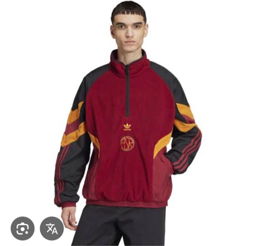 as roma adidasハーフジップ - メルカリ