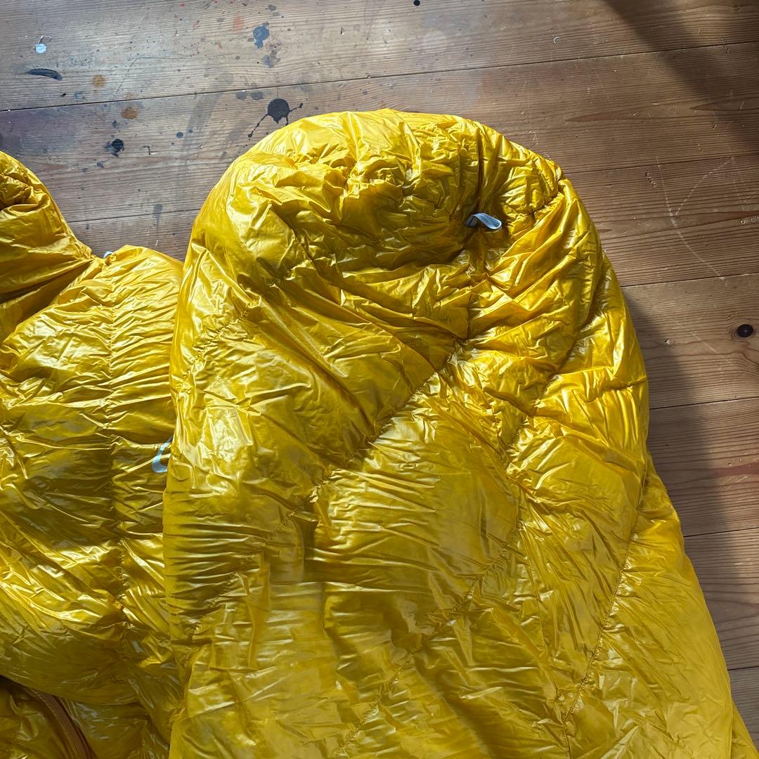 モンベル アルパインDown Hugger 800 #2 寝袋 イエロー