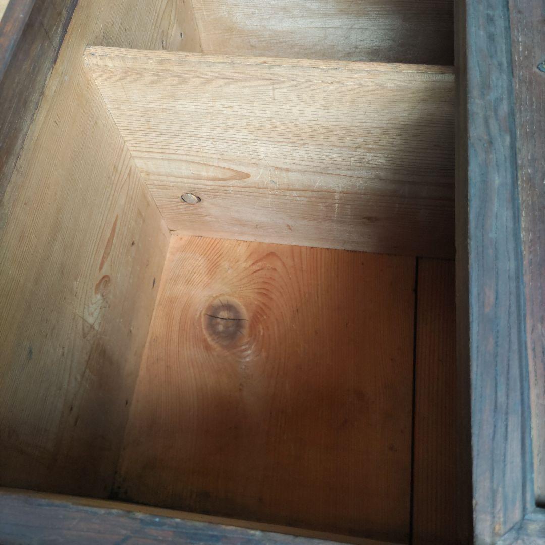 大正昭和 木製引き戸収納キャビネット 古民家 古本雑貨 アンティーク