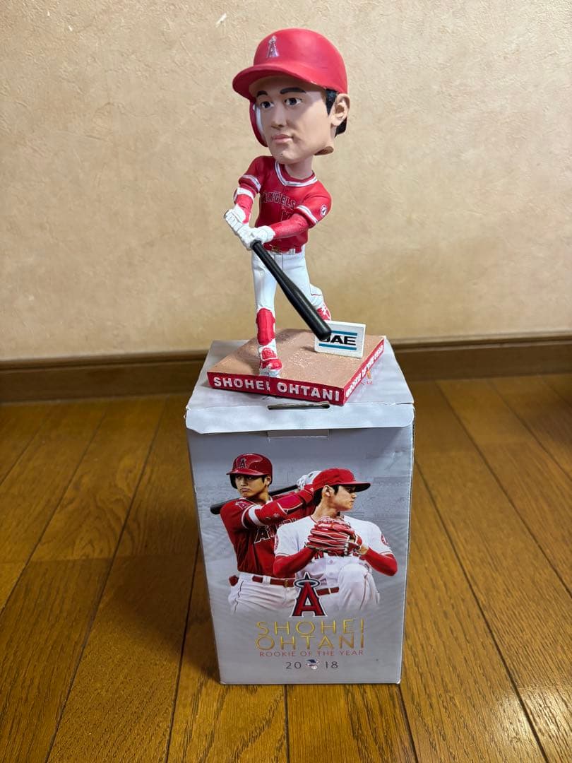 大谷翔平ボブルヘッド 2018年製ルーキーオブザイヤー記念品