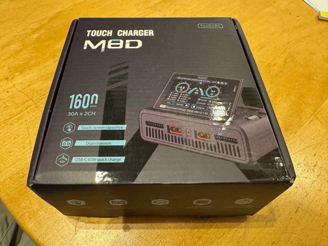 充電器　ToolkitRC M8D デュアルチャンネル　急速充電器