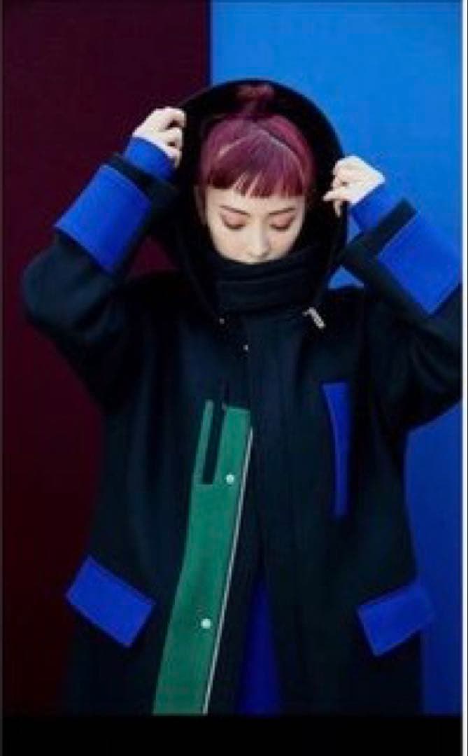 【新春Sale】UN3D.アンスリード フード コート 38 ロング