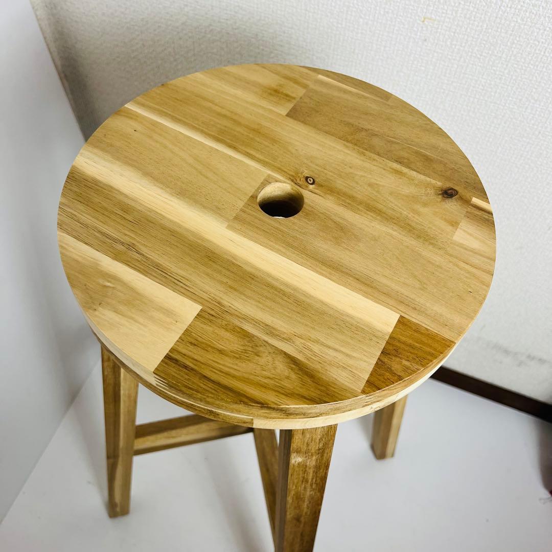 IKEA SKOGSTA ハイスツール カウンターチェア 木製 イケア 丸椅子