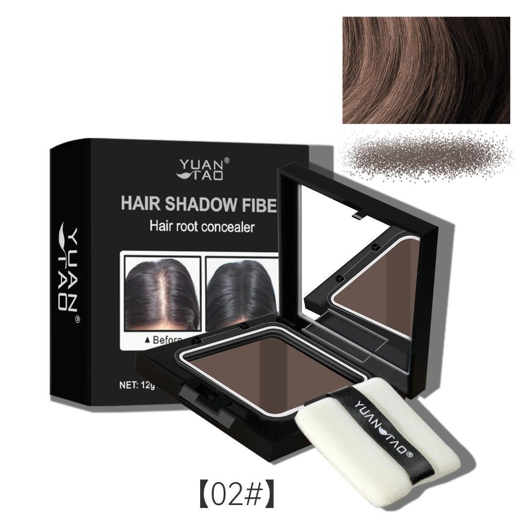 ヘアシャドウ ヘアパウダー ダークブラウン ミラー付き - メルカリ