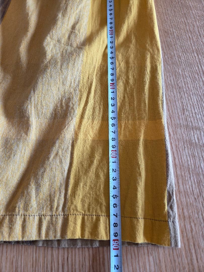 tamaki niimeタマキニイメ　ワイドパンツロング　イエロー