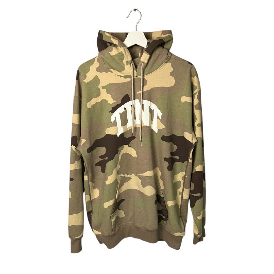 ネバザ thisisneverthat 迷彩 パーカー フーディ カモフラ M - メルカリ