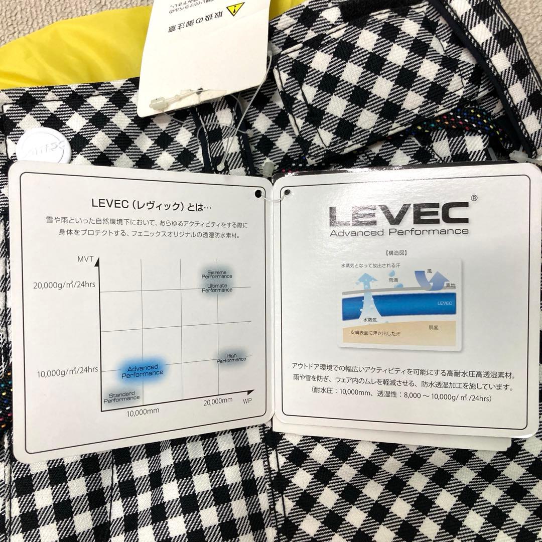 新品　X-niX スキーウェア　パンツ　ブラック　チェック柄　Mサイズ　防水