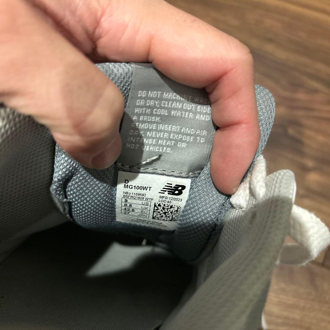 New Balance ゴルフシューズホワイト/グレー