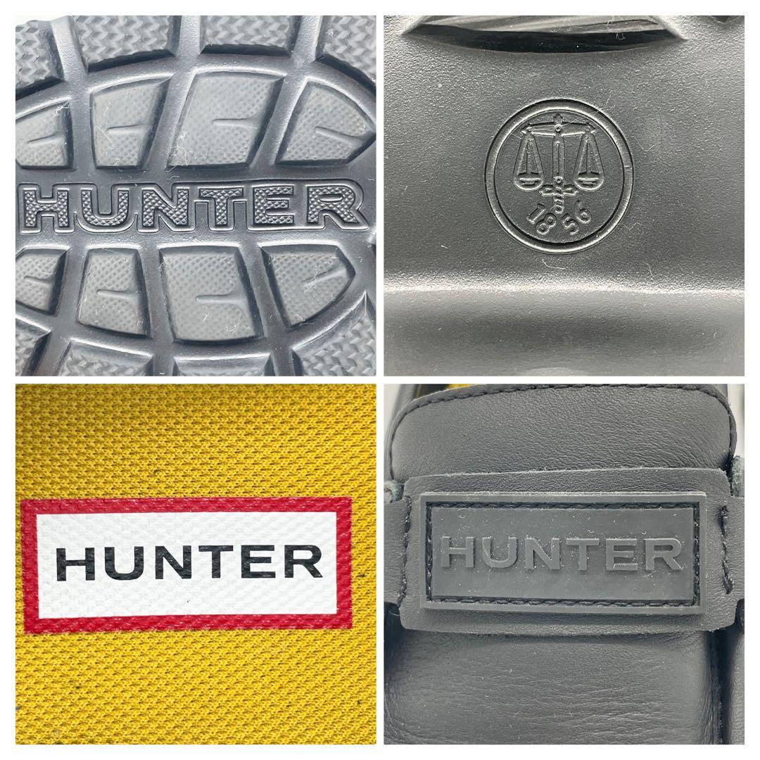 超美品　HUNTER リファインドエクスプローラー フラットフォームローファー