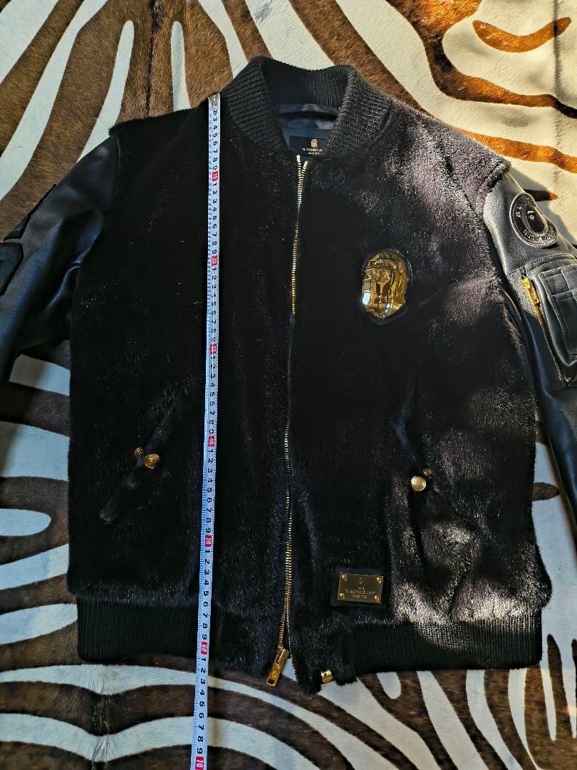 ジャケット・アウター A BATHING APE FAUX FUR Shark MA-1