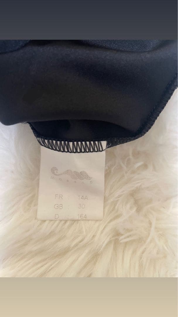 白黒紫 長袖レオタード FR 34