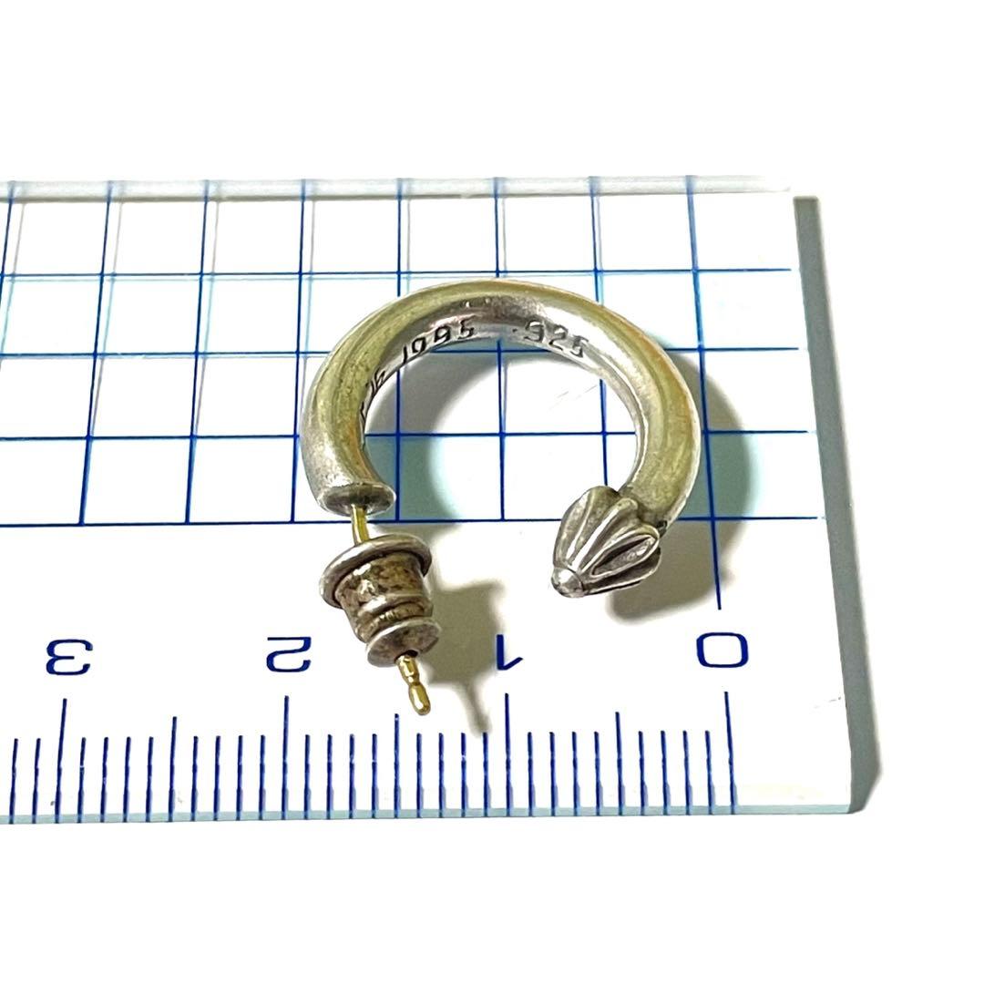 『CHROME HEARTS』 クロムハーツ プレーン フープ ピアス