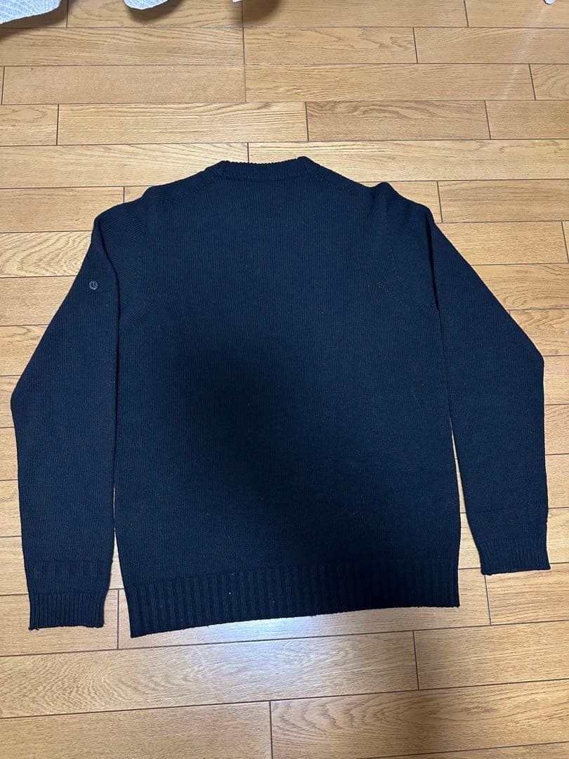 STONE  ブラック　ニット　セーター