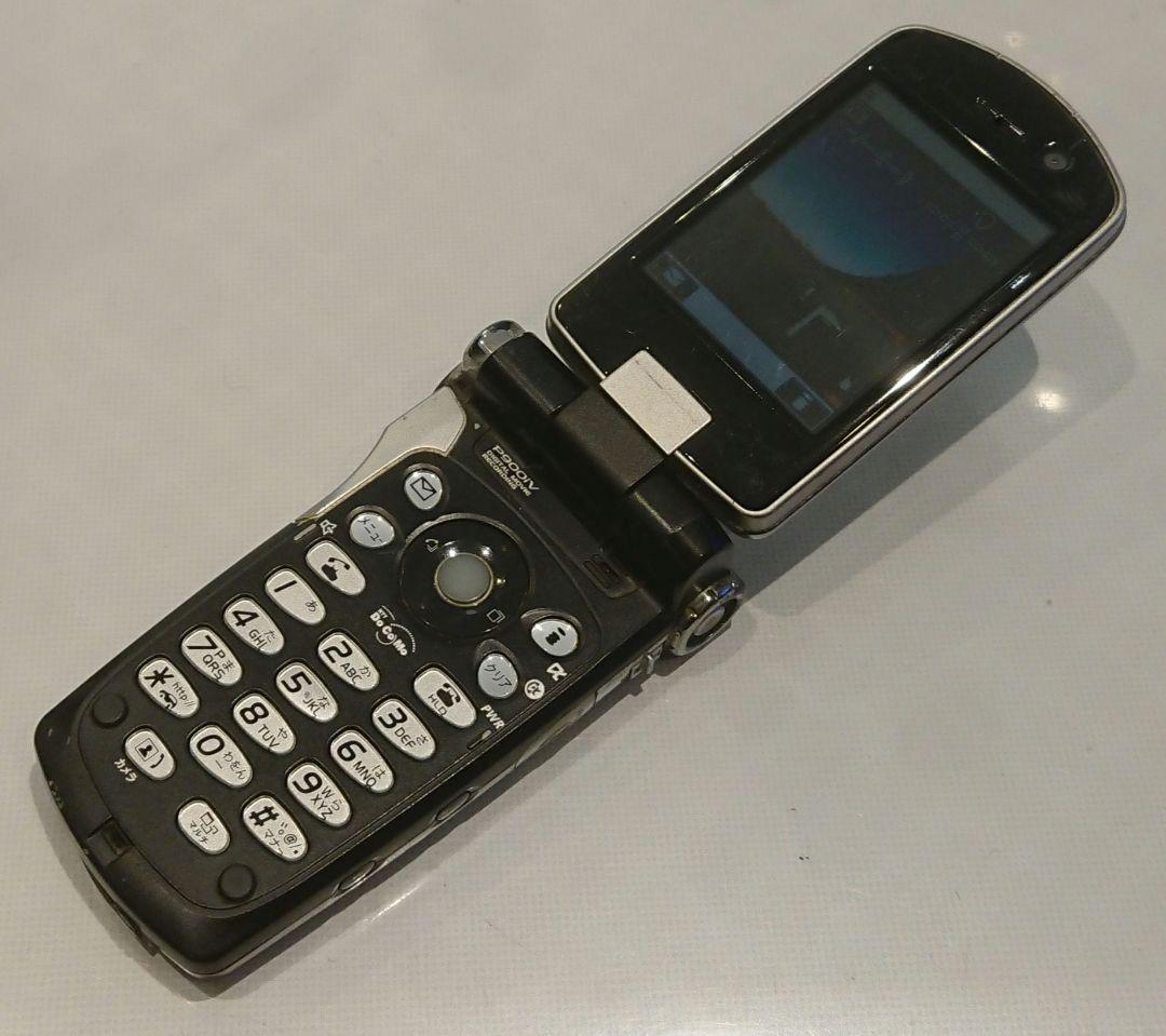 レア ドコモ docomo P900iv BLACK ブラック ガラケー 携帯 - メルカリ