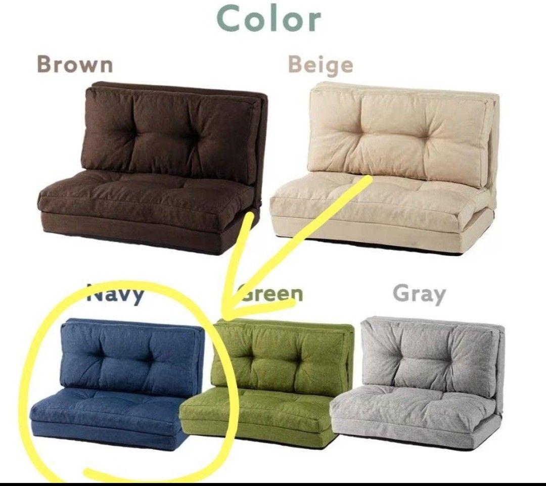 や*_様 1人掛けソファ リクライニングソファ 幅90cm 人気ソファー ネイビ