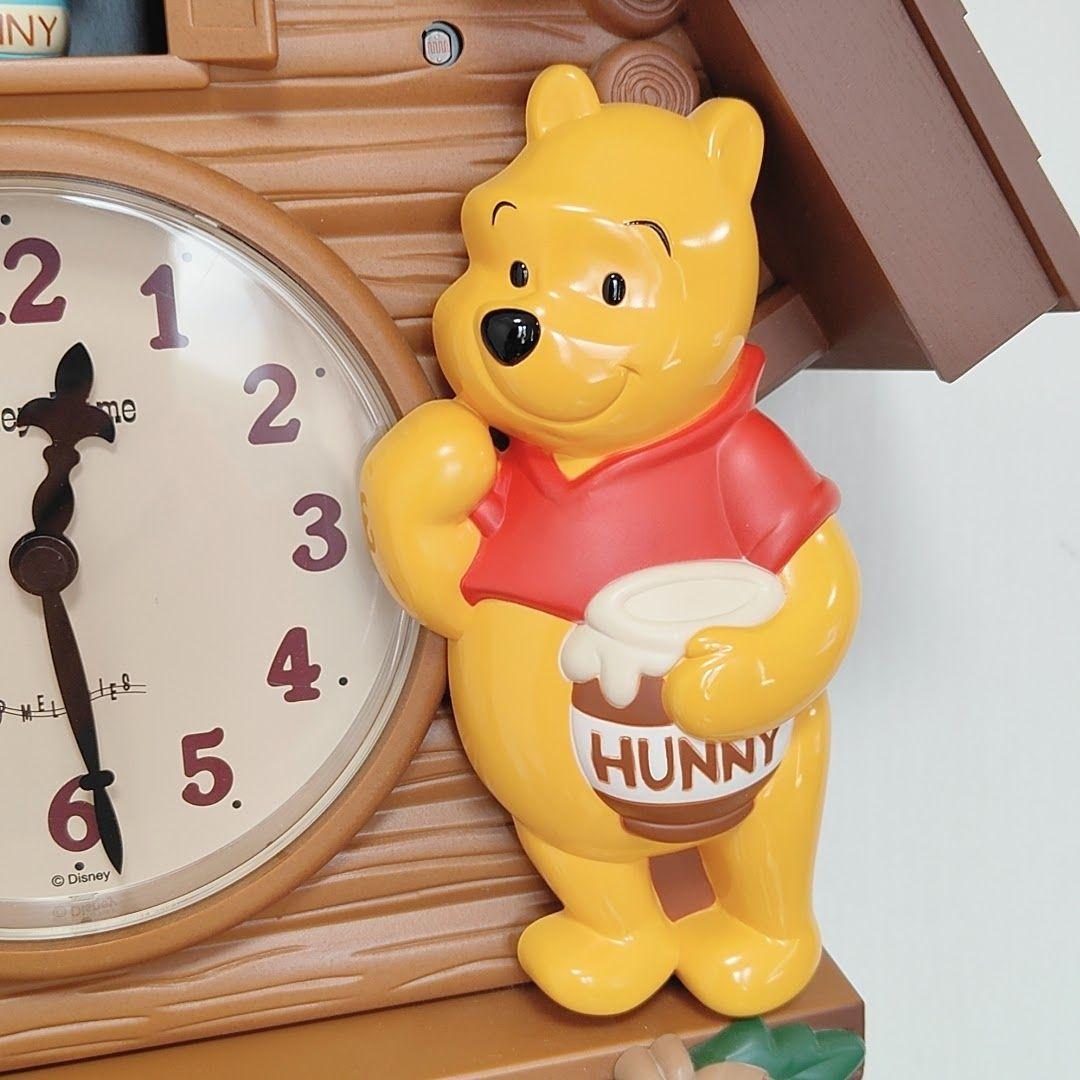 ☆美品☆動作確認済み＊プーさん＊振り子時計＊廃盤品|mercariメルカリ