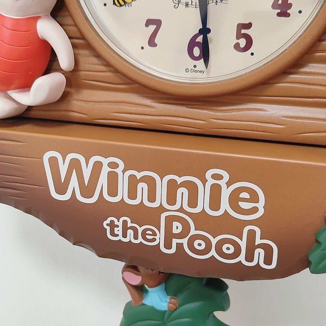 ☆美品☆動作確認済み＊プーさん＊振り子時計＊廃盤品|mercariメルカリ