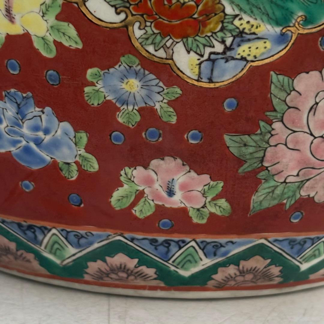 古伊万里◎兎図赤絵火鉢