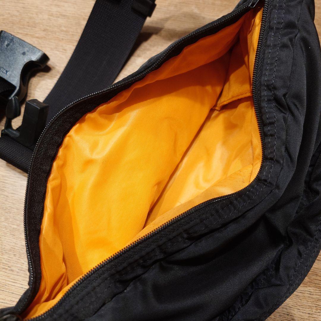 【美品廃盤ポーター】タンカー ウエストバッグL ブラック 日本製 送料込