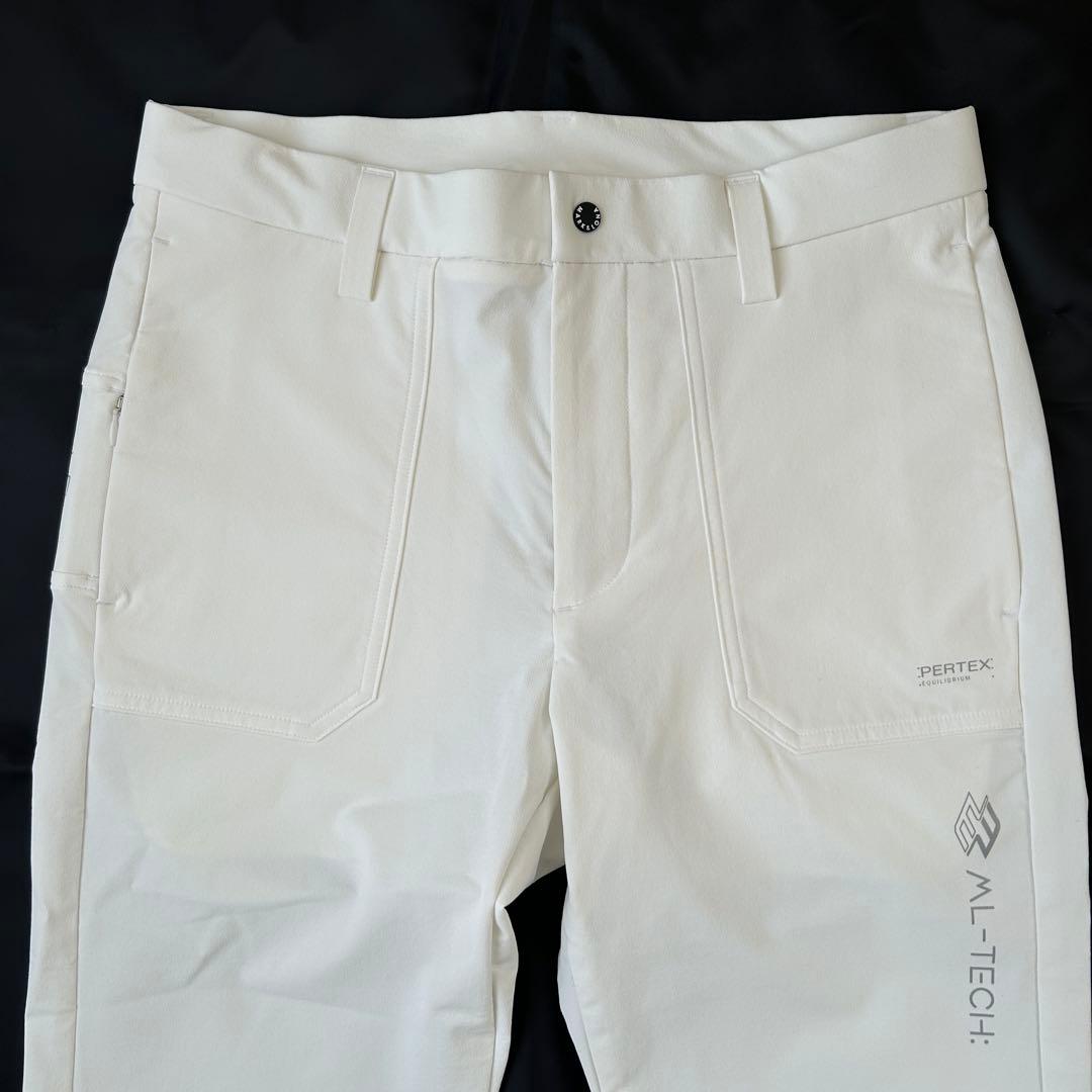 マークアンドロナ 2025年モデル テクニカルパンツ ホワイト スカルロゴ