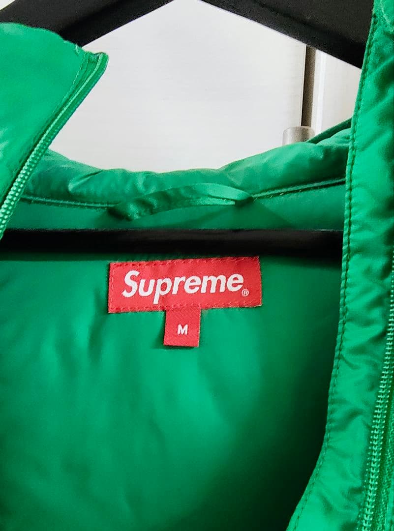 シュプリーム　マイクロダウン　ハーフジップ　Mサイズ