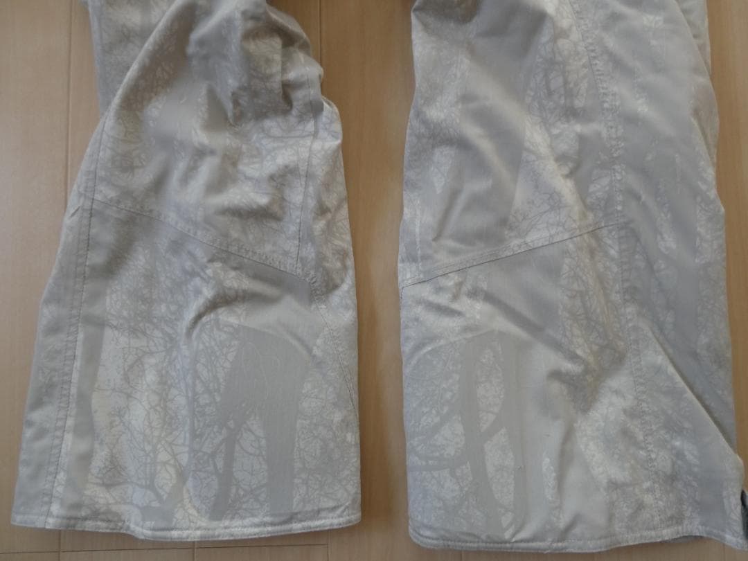 ミズノ　スキーウェア上下M　ホワイトツリー柄