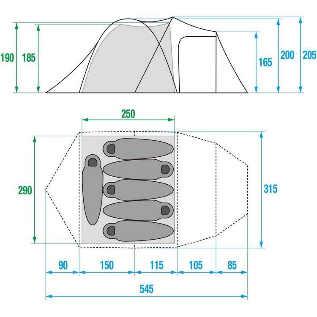 THE NORTH FACE Lander 6 ＊新品フットプリント付属