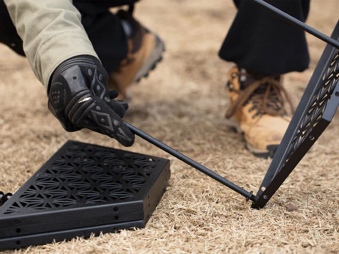 スモア　和柄アウトドアテーブル 6枚セット 】 和柄組み合わせテーブル