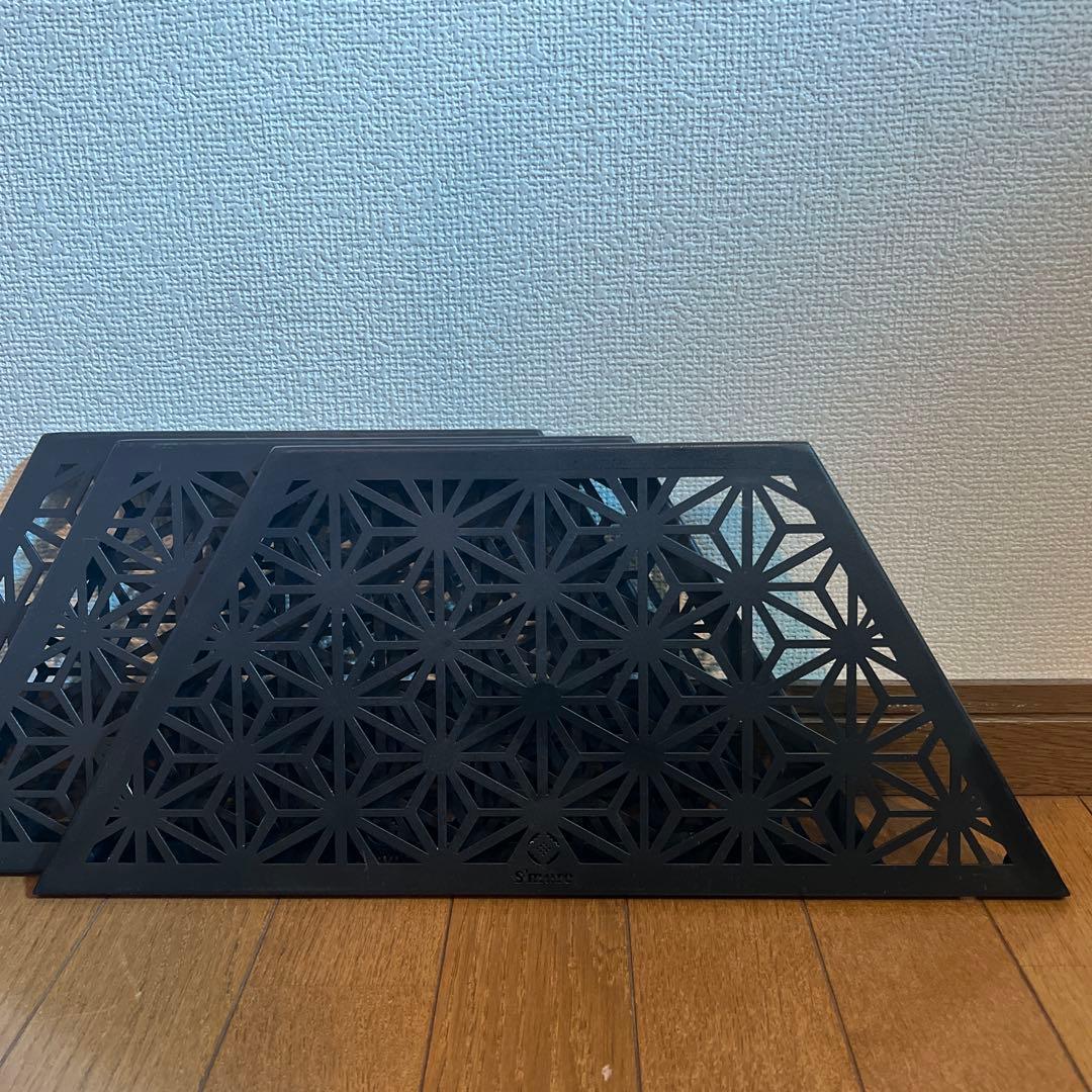 スモア　和柄アウトドアテーブル 6枚セット 】 和柄組み合わせテーブル