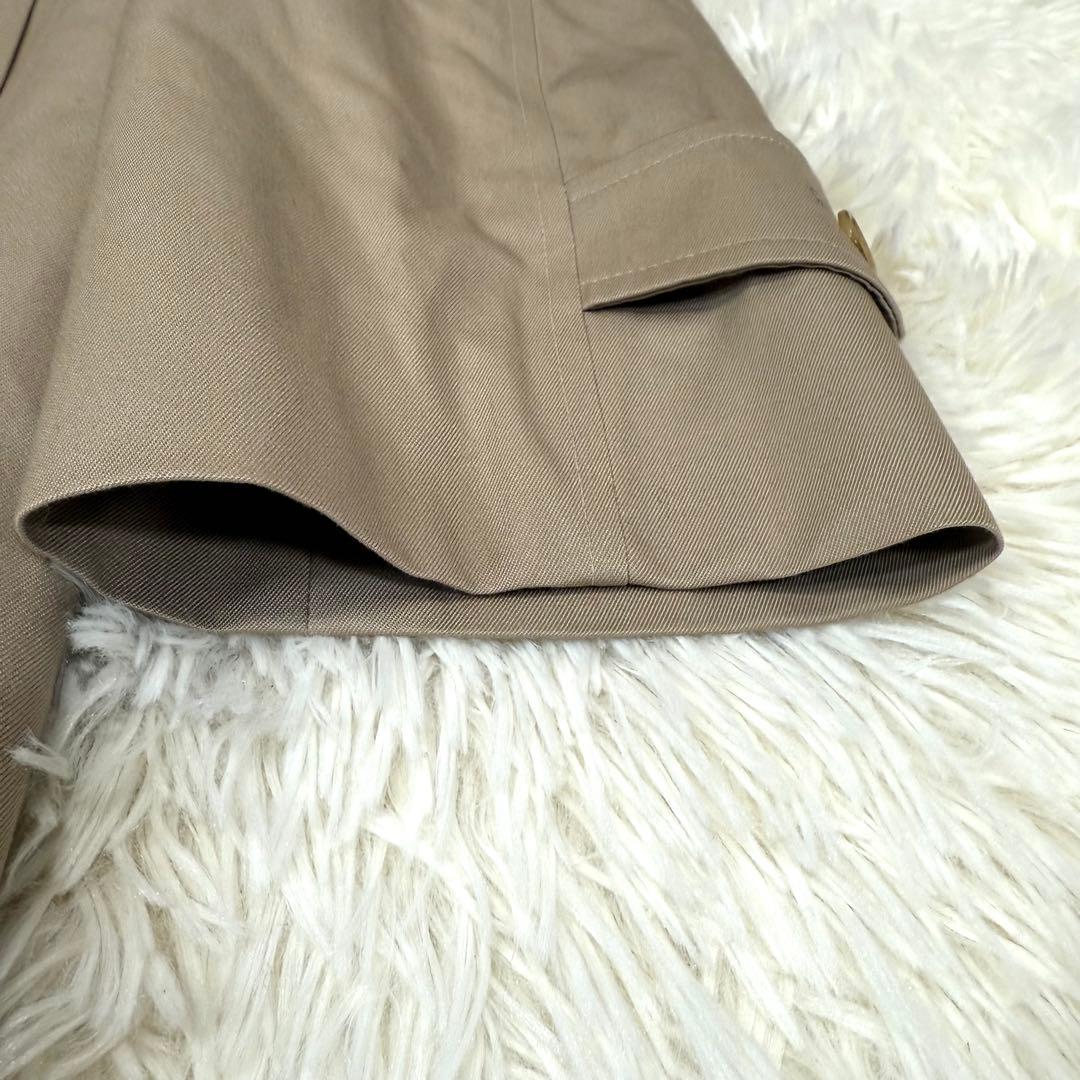 バーバリー Burberry ステンカラーコート 裏地総チェック 英国製 44