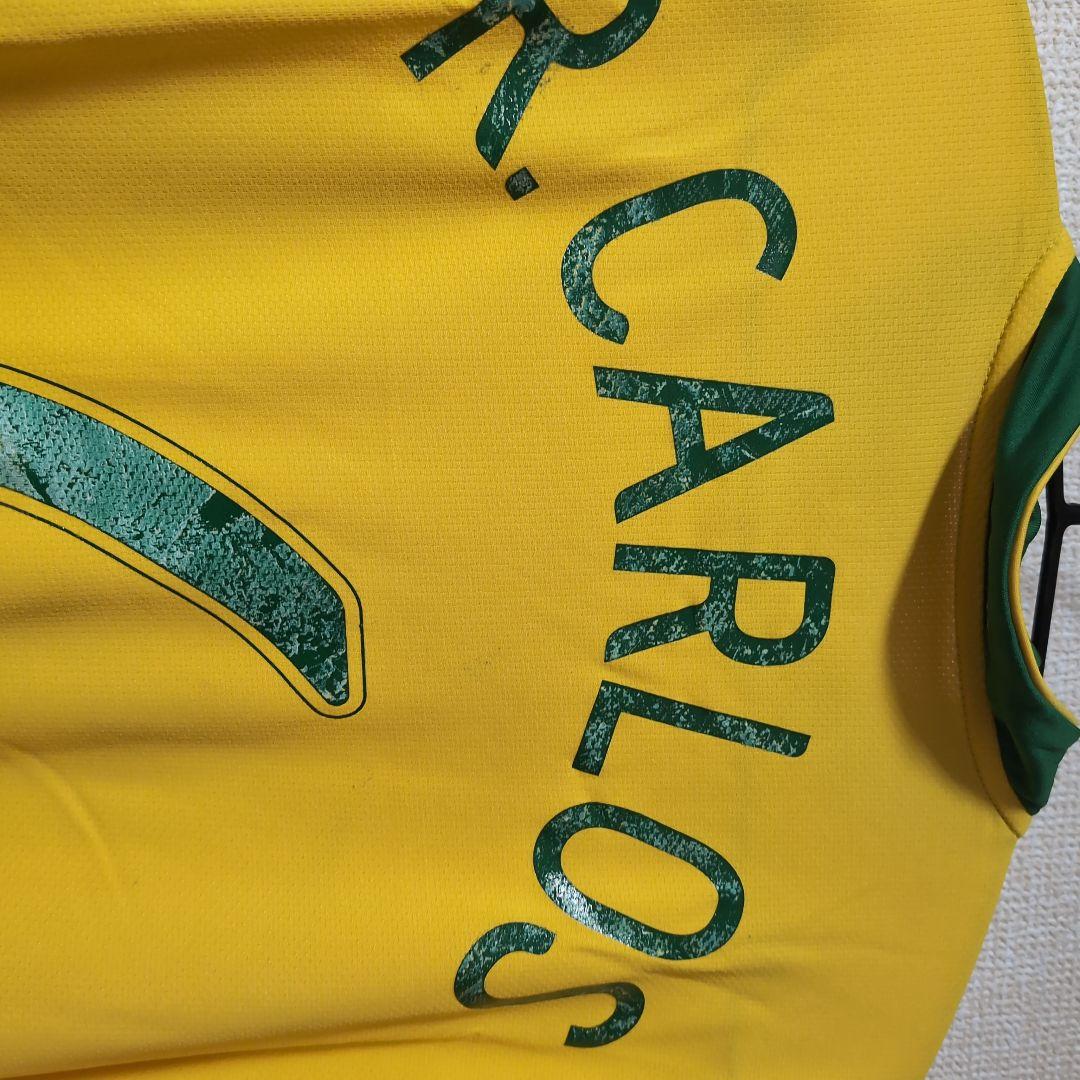 【新品タグ付】難ありNike ブラジル代表 シャツ 6番　ロベルトカルロス
