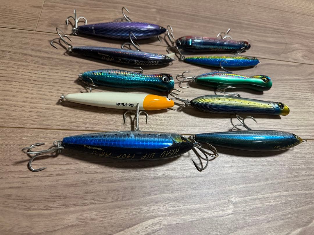 1/10迄特価　青物用ルアー10個セット パンプキン　別注平政　Go-Phish