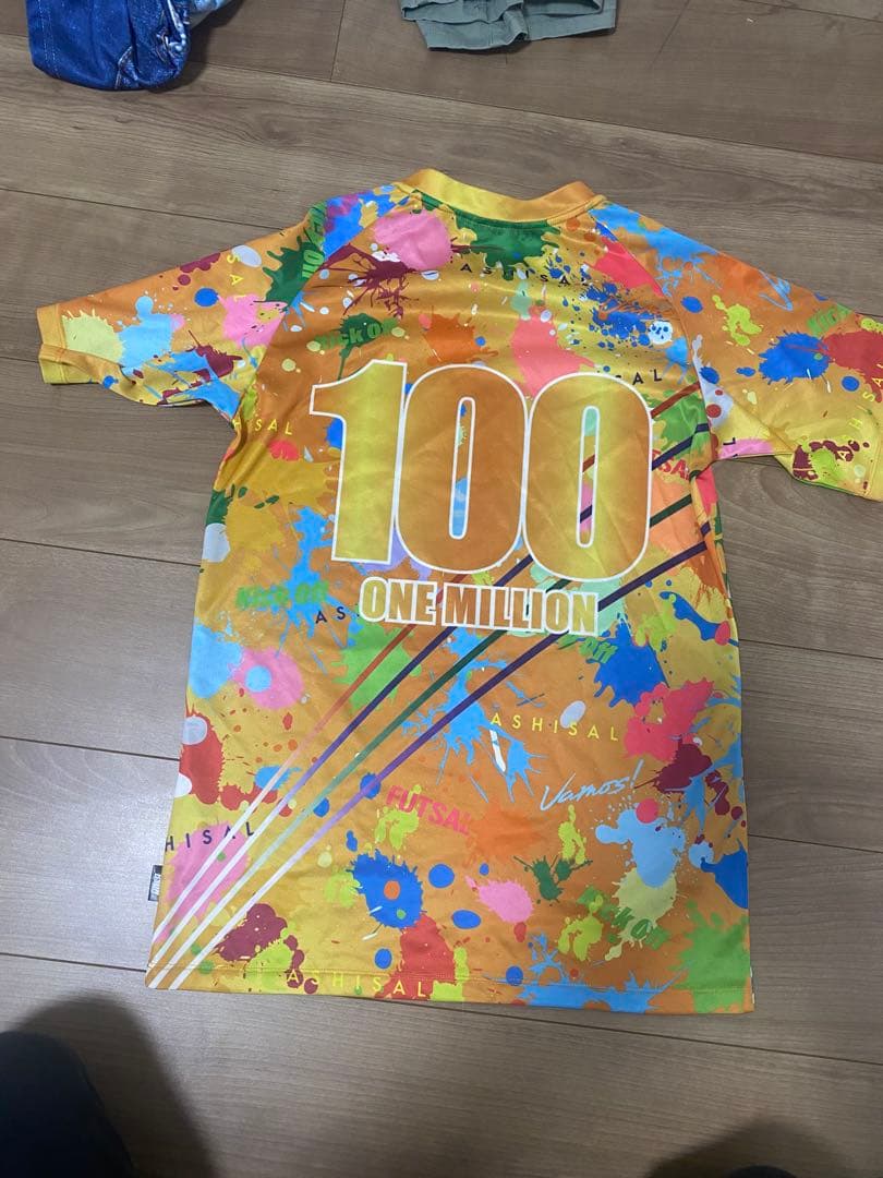 あしざるFC100万人記念ゲームシャツSサイズ
