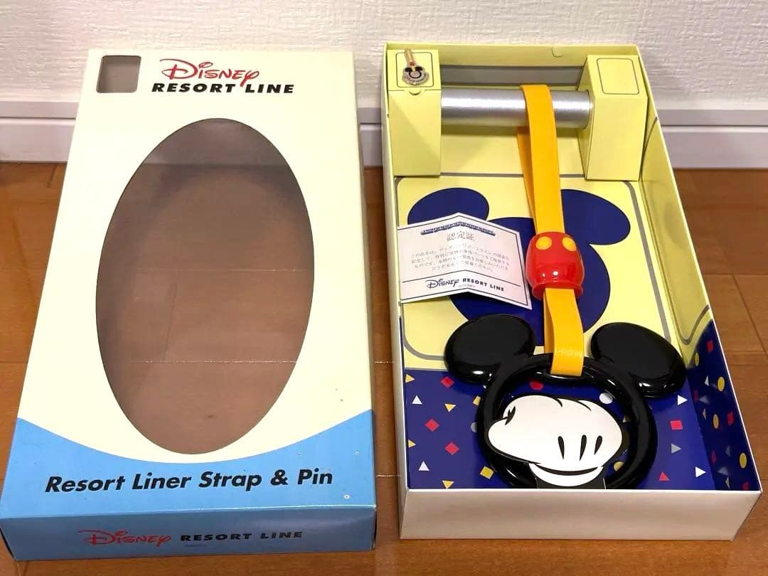《レア》ディズニーリゾートライン 開業記念 限定ストラップ&ピンセット 認定証付