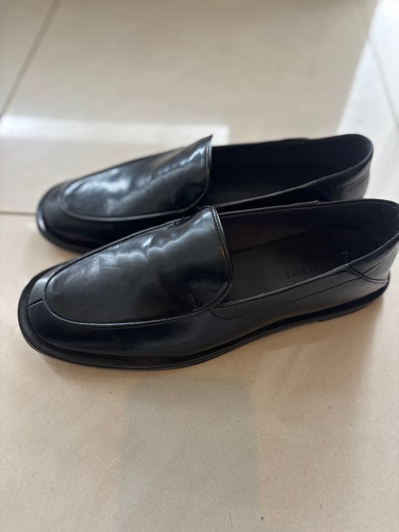 ADAM ET ROPE' ミニマルデザインローファー 23.5㎝ ブラック