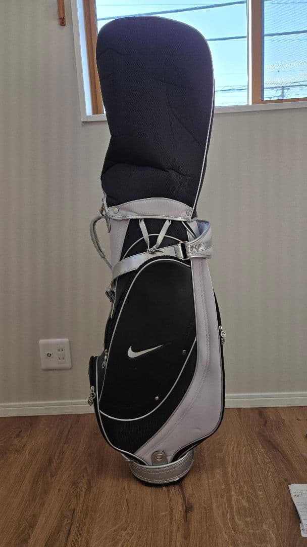 Nike ナイキ キャディバッグ ゴルフバッグ 黒/白