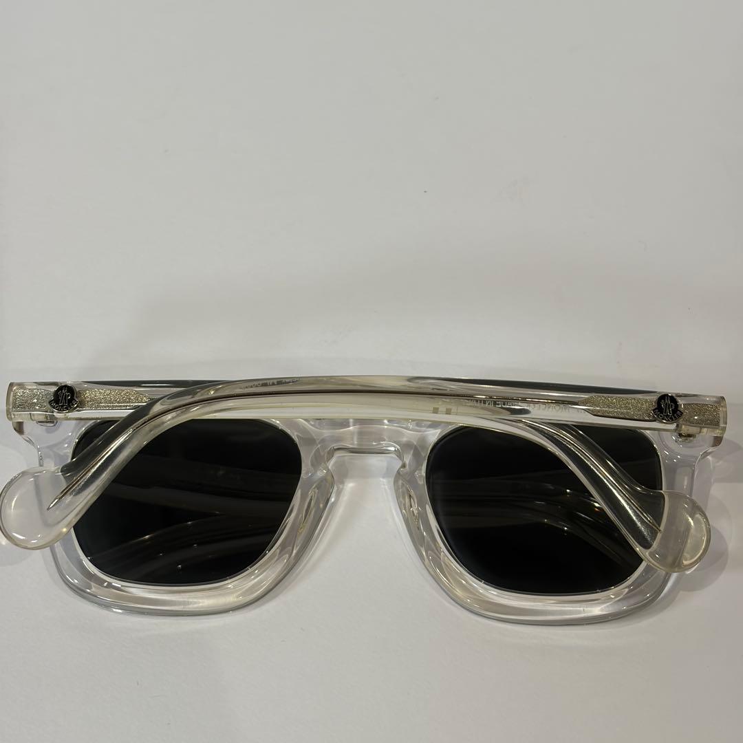 鑑定済極美品】モンクレール クリアフレーム サングラス ML0006 付属
