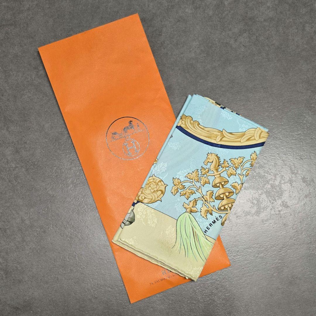 ショップMORI様 HERMES Plumes et Grelotsカレ90