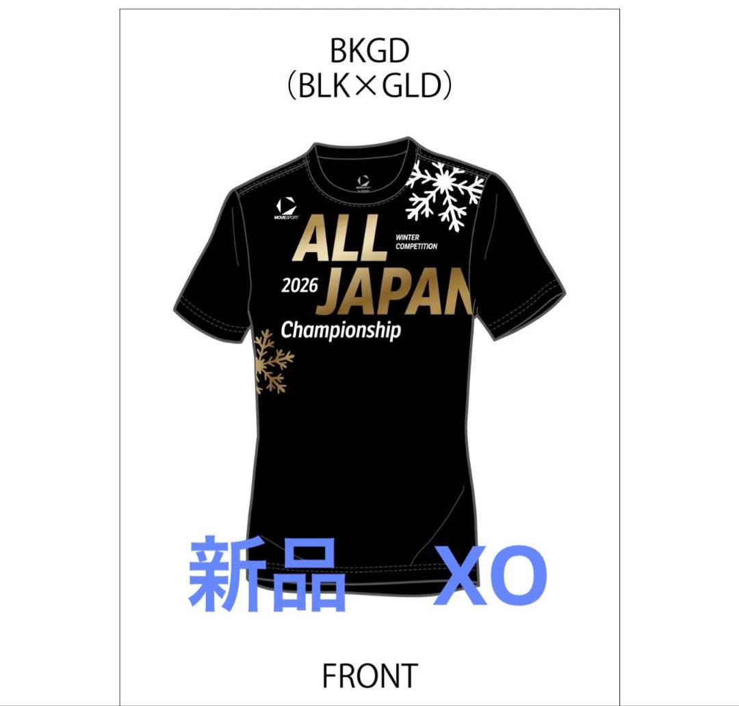 デサントオールジャパン2026冬季大会Tシャツ　陸上 国体 国スポ インターハイ