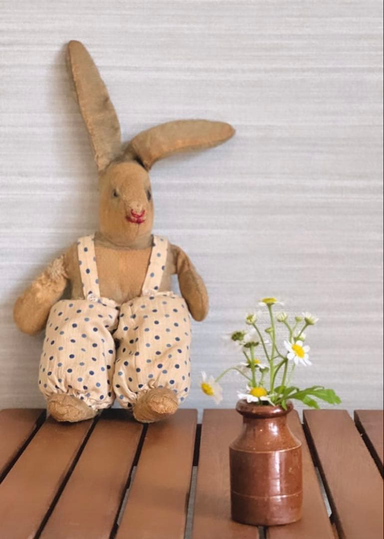 限定価格！アンティークぬいぐるみ　うさぎ　イギリス　フランス