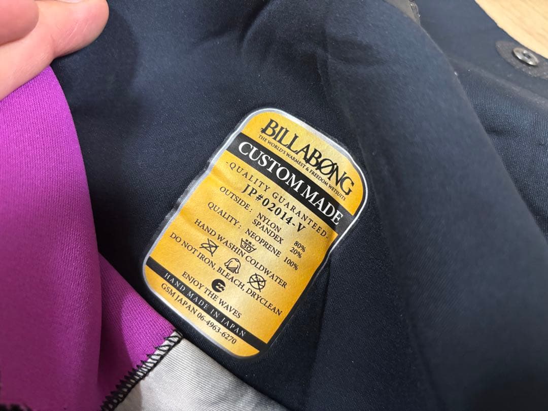 ★送料無料・お洒落★ビラボン　PRO ウエットスーツ　シーガル　サーフィン