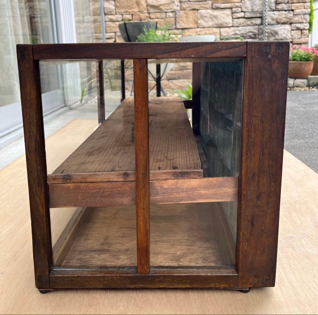アンティーク　ガラスケース　昭和レトロ　ショーケース　ヴィンテージ　古家具