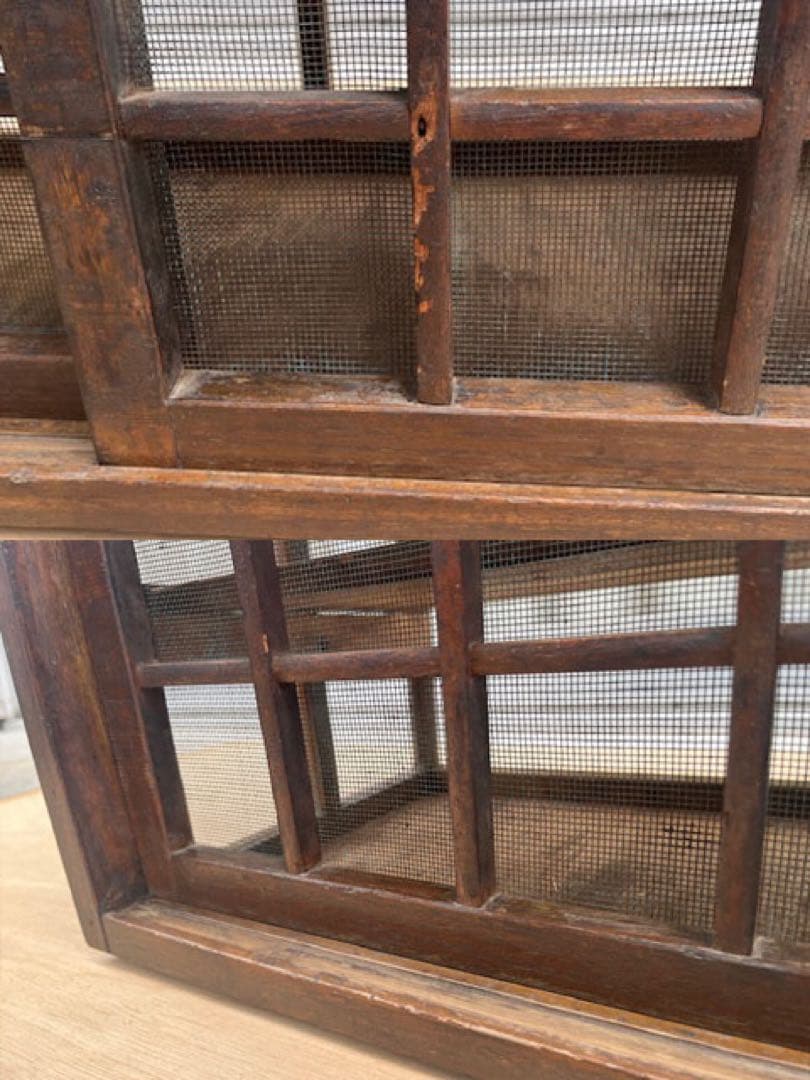 アンティーク　ガラスケース　昭和レトロ　ショーケース　ヴィンテージ　古家具