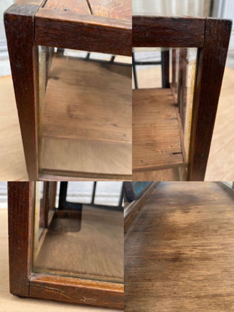 アンティーク　ガラスケース　昭和レトロ　ショーケース　ヴィンテージ　古家具