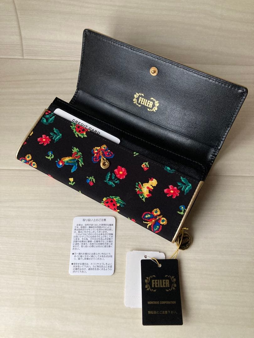 FEILER フェイラー ハイジ 被せ長財布