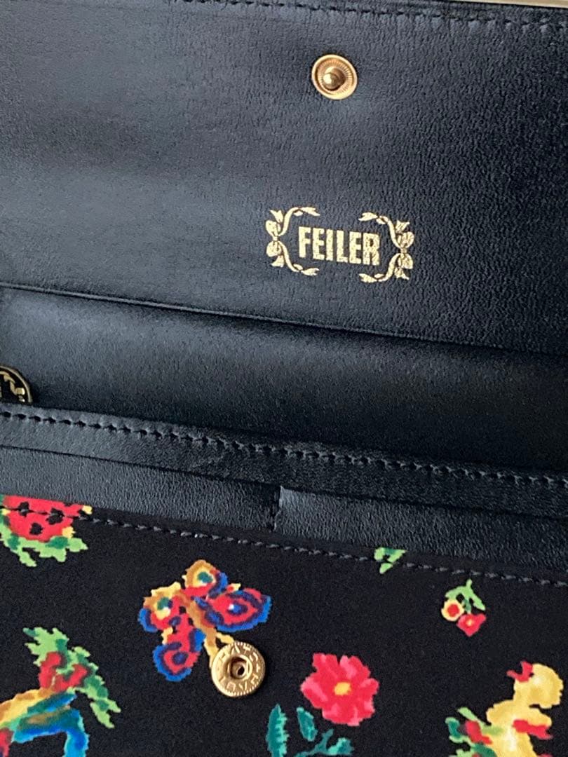 FEILER フェイラー ハイジ 被せ長財布