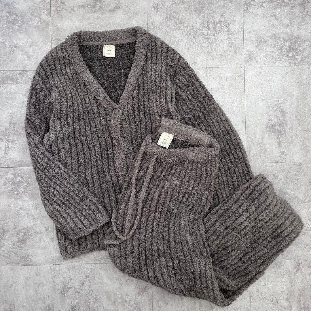 ジェラートピケ 2026福袋B モコモコ ルームウェア セットアップ グレー