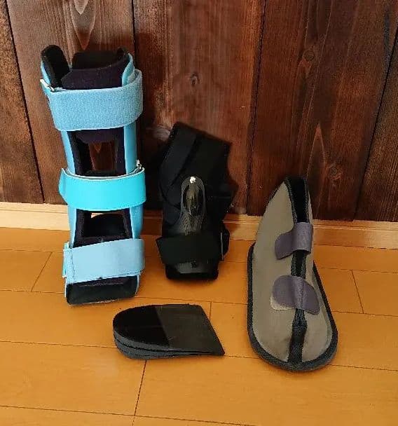 アキレス腱 装具 カバー・ヒール付き 左足用