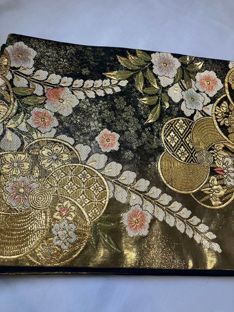 袋帯 桜 梅 藤 菊 杜若 辻が花 松 花紋 成人式