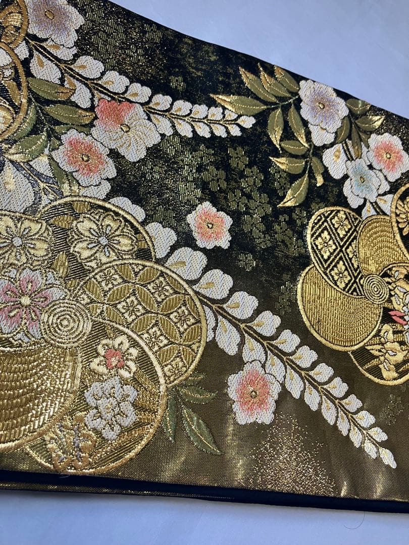 袋帯 桜 梅 藤 菊 杜若 辻が花 松 花紋 成人式